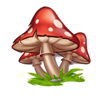 3 lucky leprechauns mushroom symbol