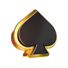 7 gold gigablox spades symbol