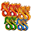 9 dragon kings lots of dragons symbol