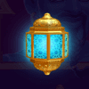 aladdins chest blue lamp symbol