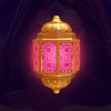 aladdins chest pink lamp symbol