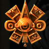 aztec magic deluxe bronze symbol