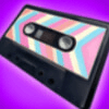 back to the 70s cassette symbol
