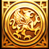beat the griffins gold powerpoints emblem symbol