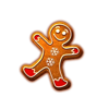 christmas jackpot gingerbread symbol