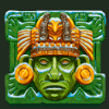 christmas of pyramid green mask symbol