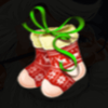 christmas slot socks symbol