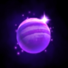 cosmic voyager powerpoints purple planet symbo
