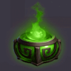 dancing lanters green symbol