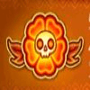 dia muertos flower symbol