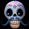esqueleto explosivo 2 powerpoints skeleton blue symbol