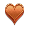 fat banker orange heart symbol