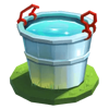 fat rabbit bucket of water symbol