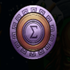 fire lighting purple shield symbol