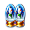 fortune three xmas snowman symbol