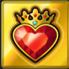 four lucky clovers heart symbol