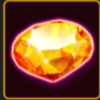four lucky diamonds orange gem symbol