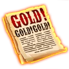 gold mania paper symbol