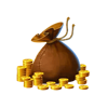 golden gallina money symbol