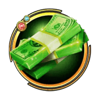 golden piggy bank money symbol