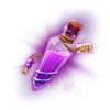 lady merlin lightning chase potion purple symbol