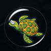 lucky blue turtle symbol