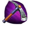 lucky gold miner pickaxe symbol