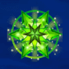 magic stars five green star symbol