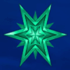magic stars five turquoise star symbol