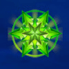 magic stars six green star symbol