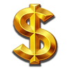 mega cash stacks dollar symbol