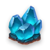 mount magmas light blue crystals symbol