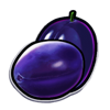 shining king megaways plum symbol