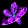 space spins purple mineral symbol