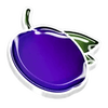 sparkling fresh plum symbol