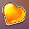 starstruck yellow heart symbol