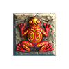 tahiti gold frog symbol