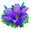 the hive purpleflower symbol