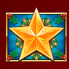 triple christmas gold star symbol