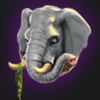 wild jungle elephant symbol