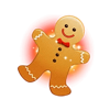 wild santa gingerbread symbol