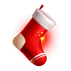 wild santa sock symbol