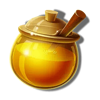 wild swarm honey pot symbol