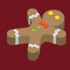 xmas party gingerbread symbol