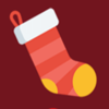xmas party sock symbol