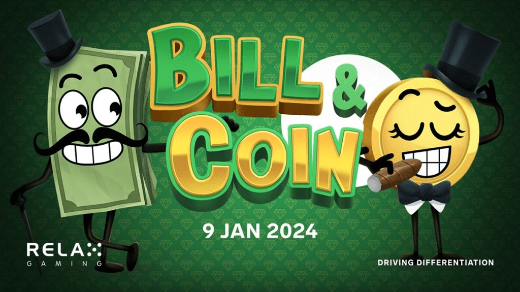 Bill & Coin: A Dazzling Slot Adventure by Relax Gaming