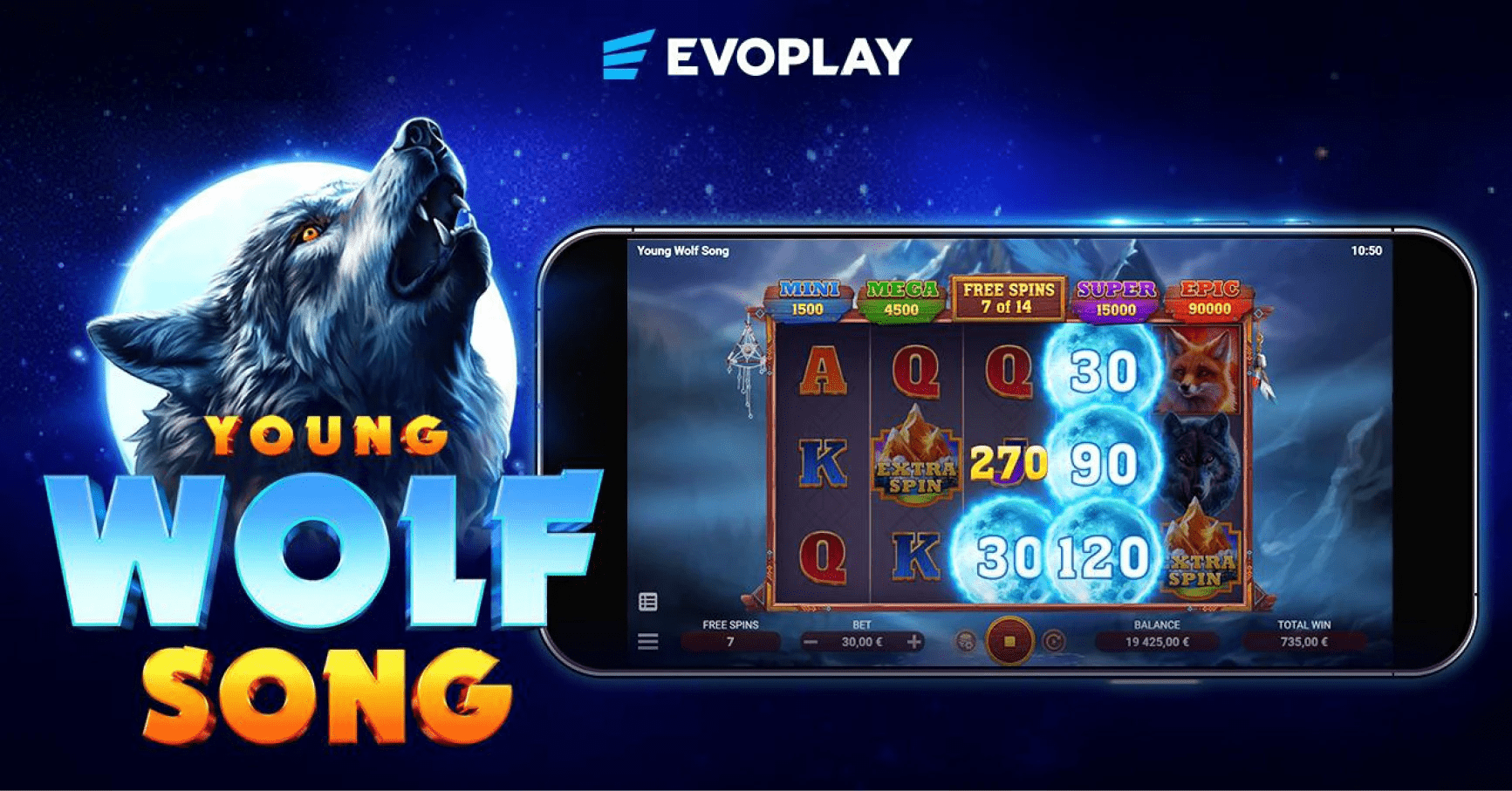 Evoplay’s New Slot Release Takes Players on a Wild Ride – Young Wolf Song