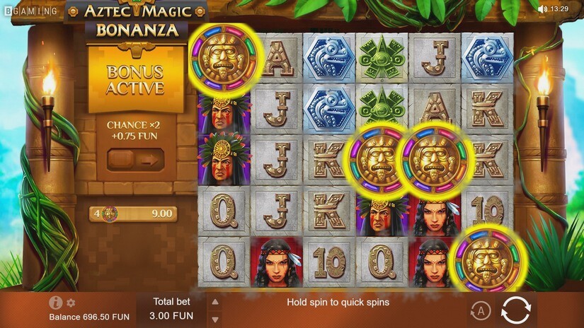 Screenshot Aztec Magic Bonanza 3 