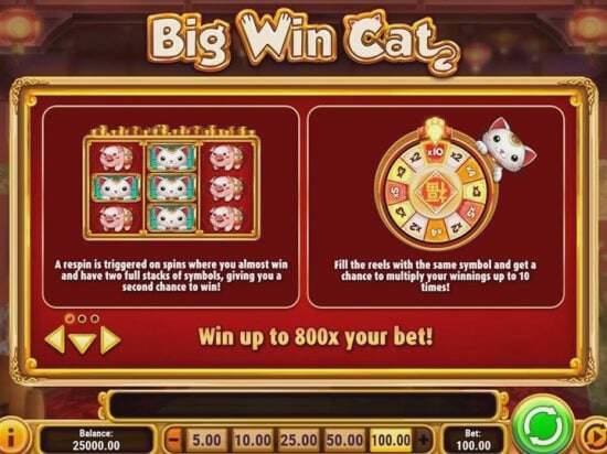 Screenshot Big Win Cat 5 