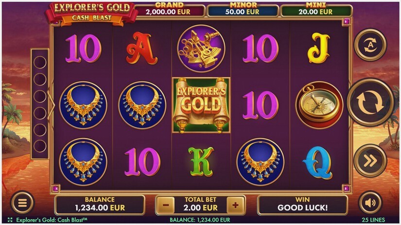 Screenshot Explorers Gold: Cash Blast 1 